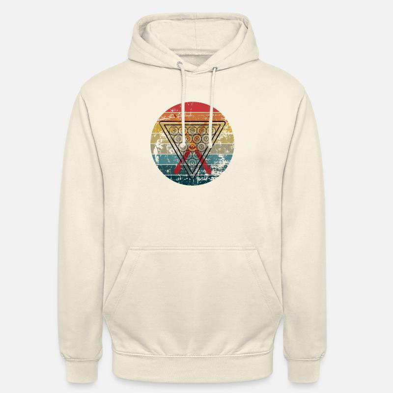 Billard Rétro - Sweat-shirt à capuche unisexe - vanille
