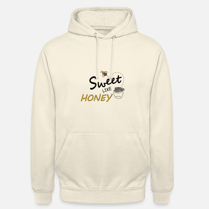 DOUX COMME LE MIEL - Sweat-shirt à capuche unisexe - vanille
