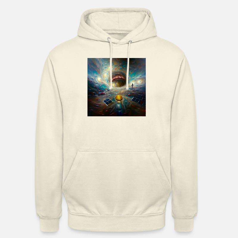 Centre de l’Univers - Sweat-shirt à capuche unisexe - vanille