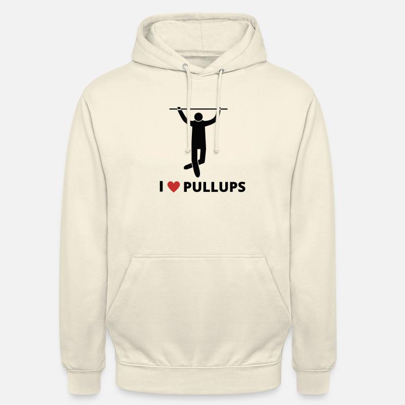 I Love Pullups - Sweat-shirt à capuche unisexe - vanille