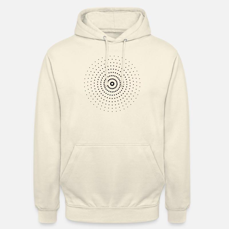 Blurry| Points | Black| gift idea - Unisex Hoodie - vanilla