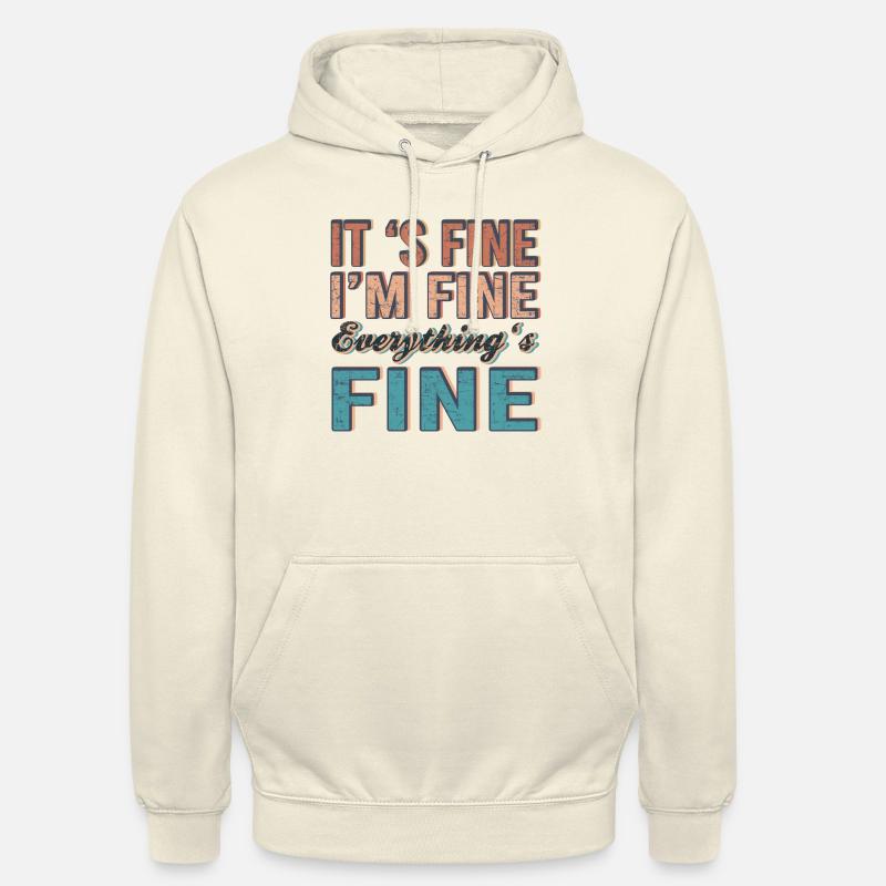 C’est bon - Sweat-shirt à capuche unisexe - vanille