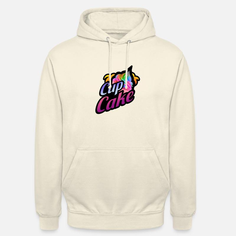 Logo gateau cup cake - Sweat-shirt à capuche unisexe - vanille