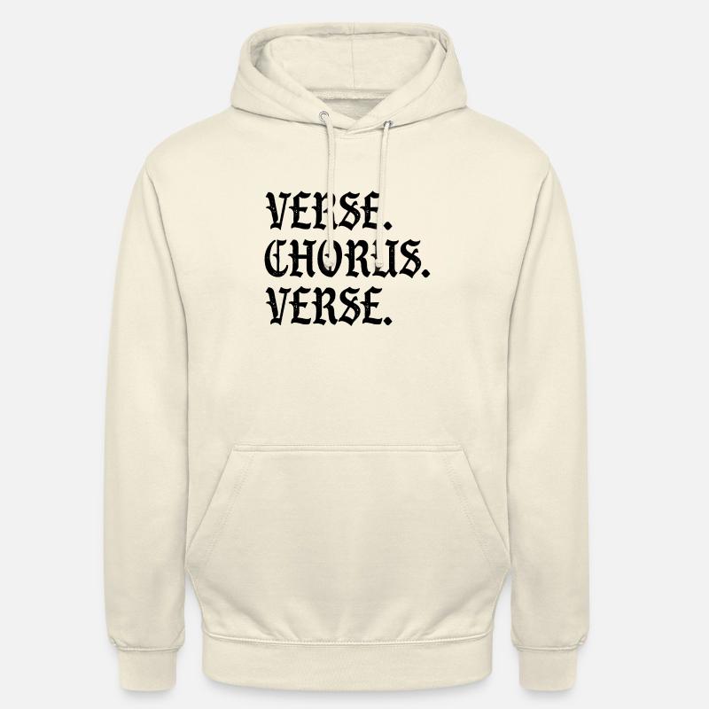 Couplet Refrain Couplet - Sweat-shirt à capuche unisexe - vanille