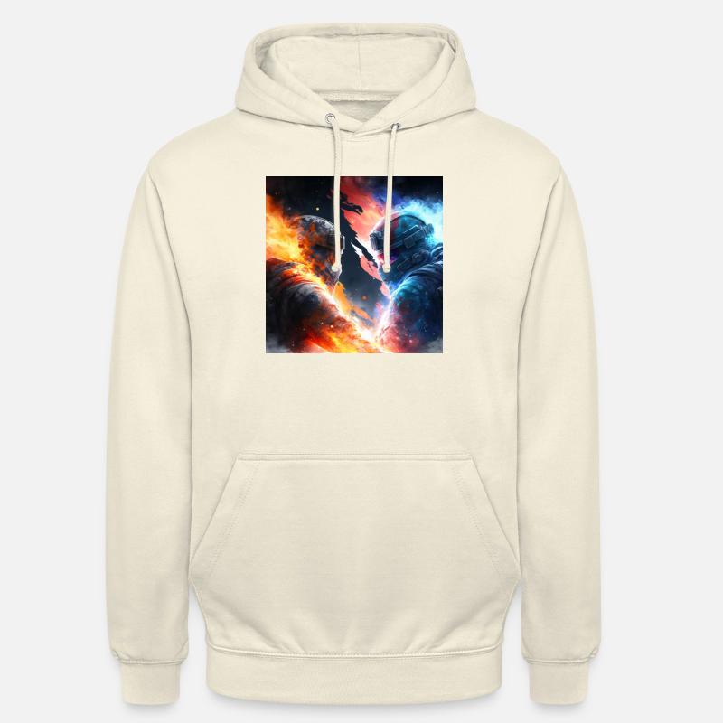 Feuer und Eis - Unisex Hoodie - Vanille-Milchshake