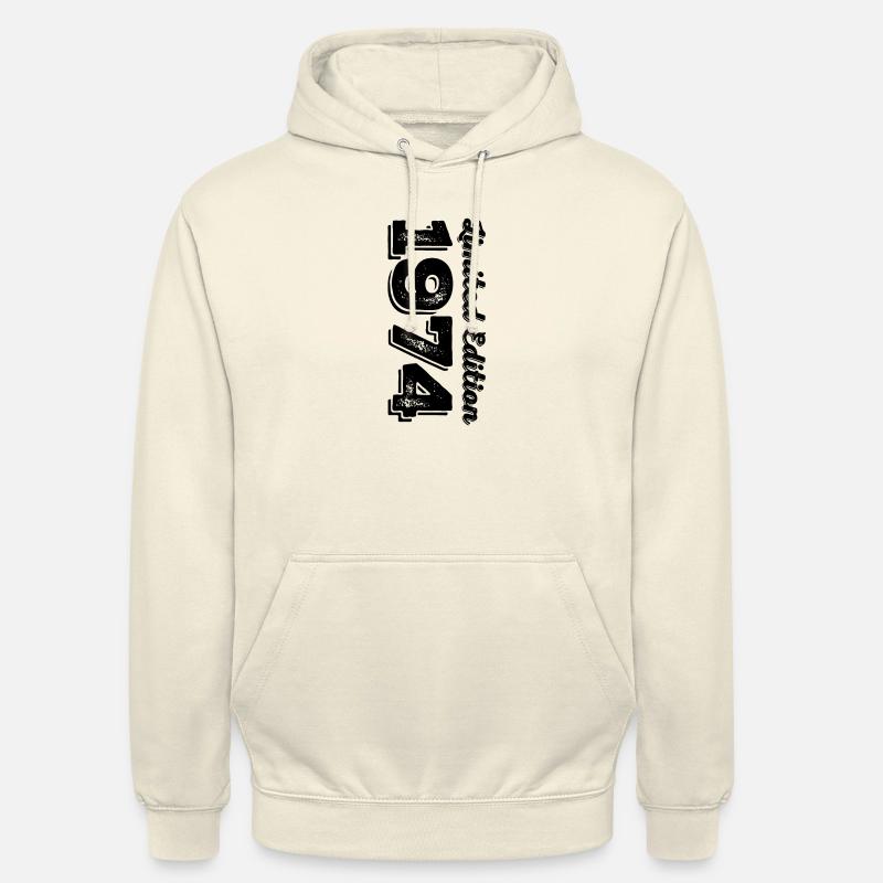 Millésime 1974 - Sweat-shirt à capuche unisexe - vanille
