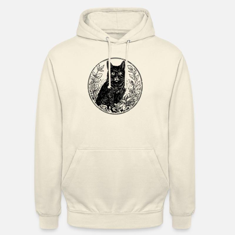 Chat chaton chaton dame - Sweat-shirt à capuche unisexe - vanille