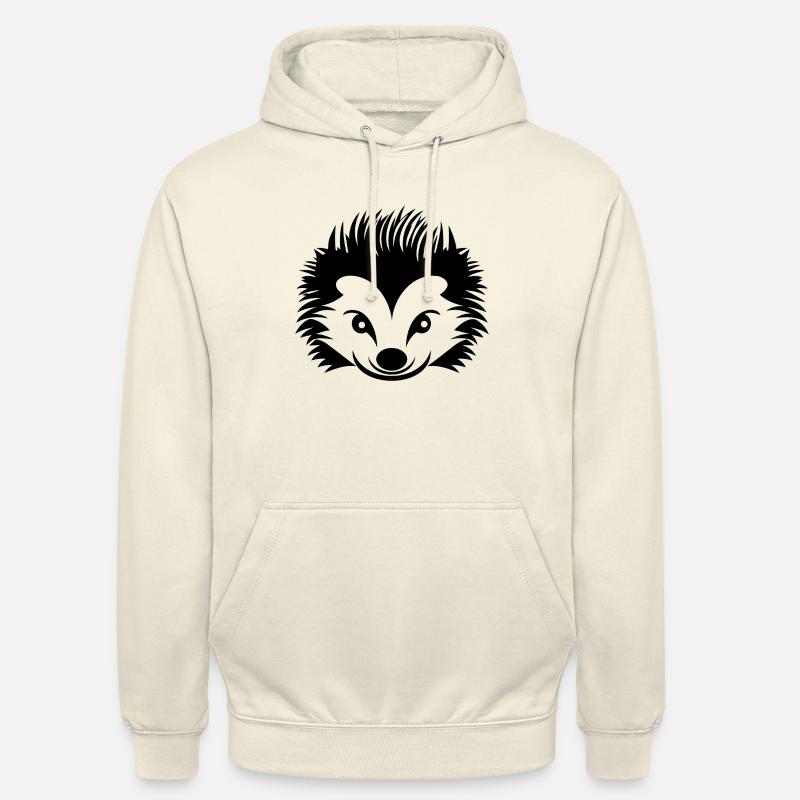 Hérisson Forest Prickly Animal - Sweat-shirt à capuche unisexe - vanille