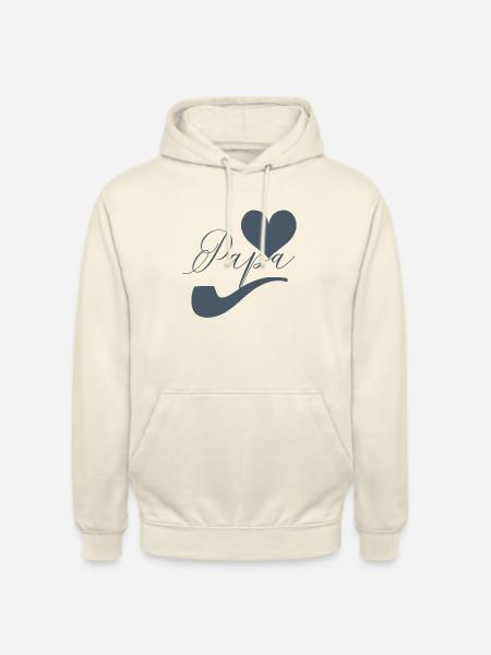 J'aime papa - Sweat-shirt à capuche unisexe - vanille