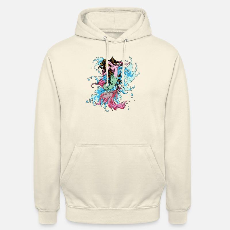 sirène1 - Sweat-shirt à capuche unisexe - vanille