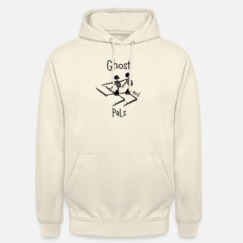 Fantôme et copains - Sweat-shirt à capuche unisexe - vanille