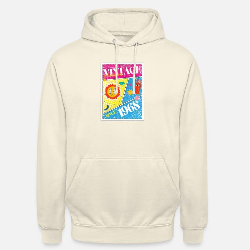 Millésime 1968 - Sweat-shirt à capuche unisexe - vanille