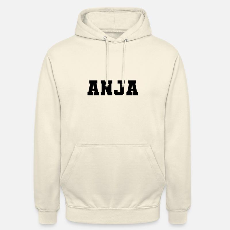 Nom - Anja - Sweat-shirt à capuche unisexe - vanille