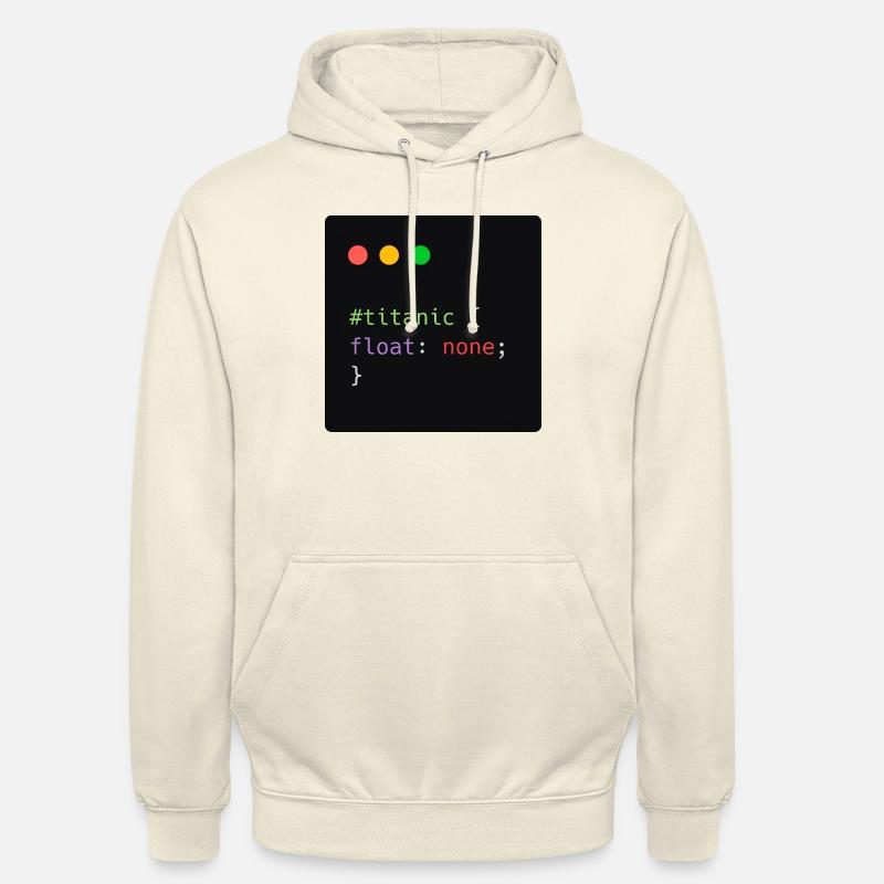 The Titanic does not Float - Unisex Hoodie - vanilla