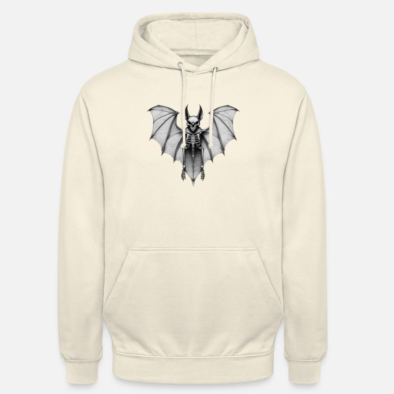 Bat - Unisex Hoodie - vanilla