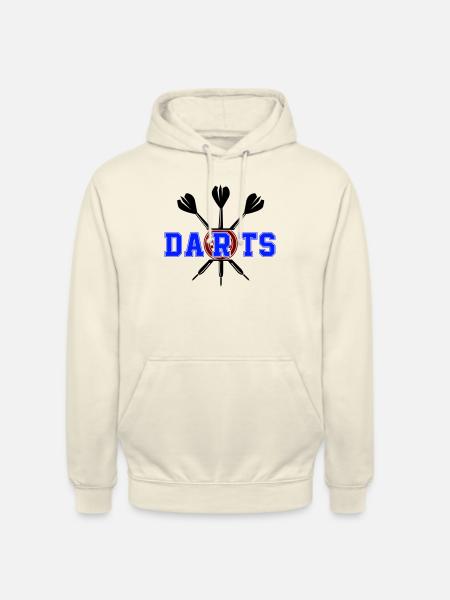 fléchettes - Sweat-shirt à capuche unisexe - vanille
