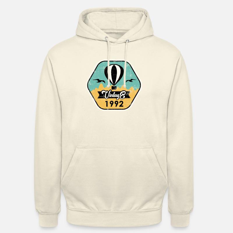 Millésime 1992 - Sweat-shirt à capuche unisexe - vanille