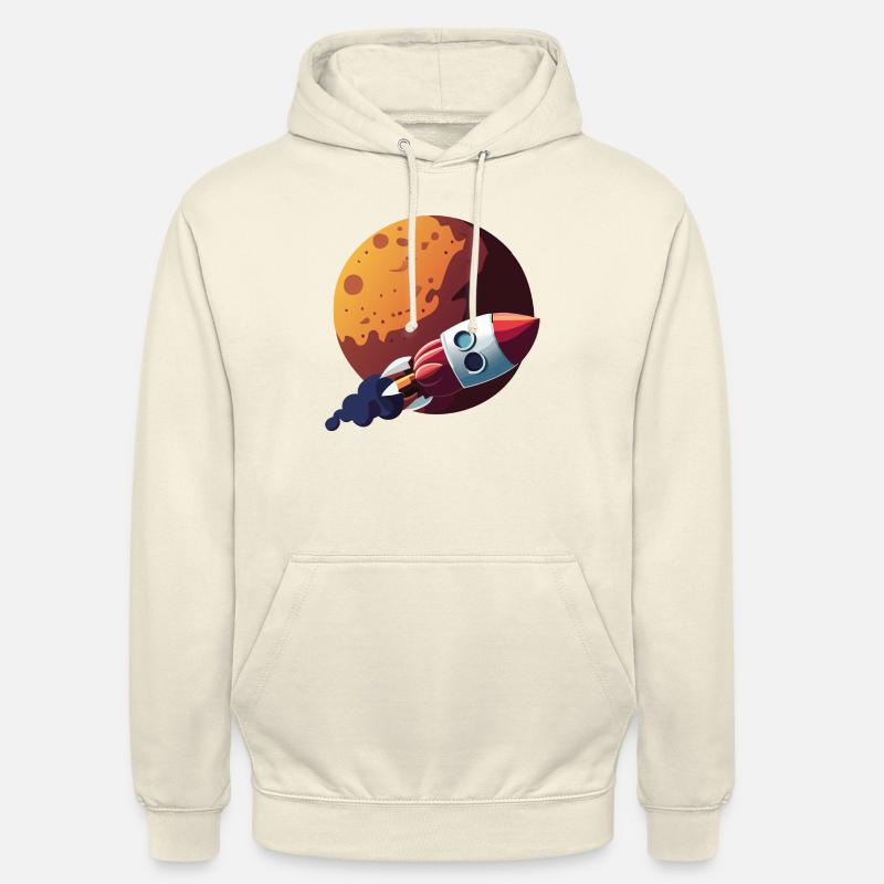 mars rakete - Unisex Hoodie - Vanille-Milchshake