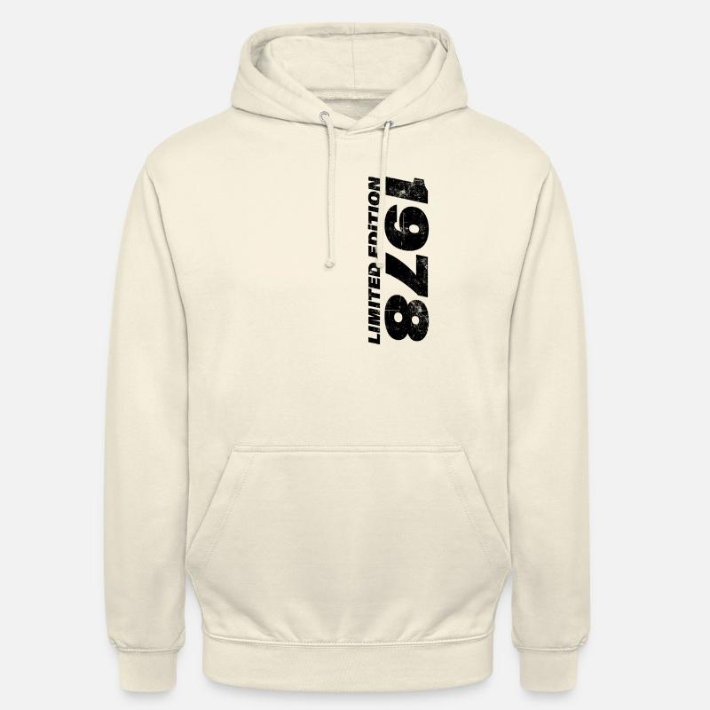 Millésime 1978 - Sweat-shirt à capuche unisexe - vanille
