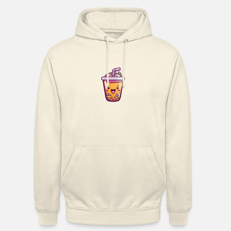 Fröhlicher Bubble Tea - Unisex Hoodie - Vanille-Milchshake