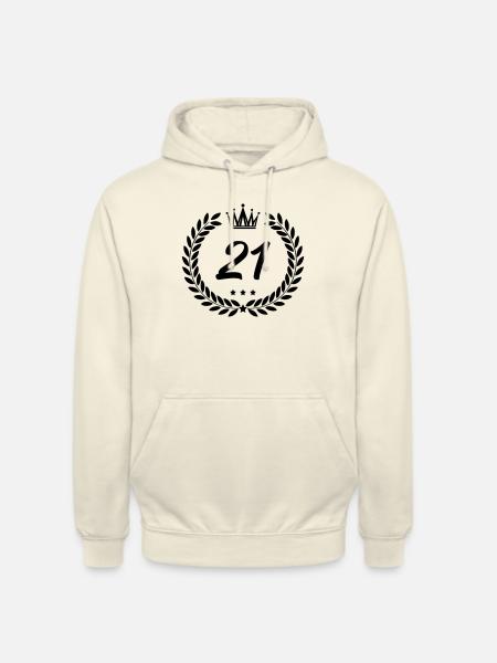 blason 21 - Sweat-shirt à capuche unisexe - vanille
