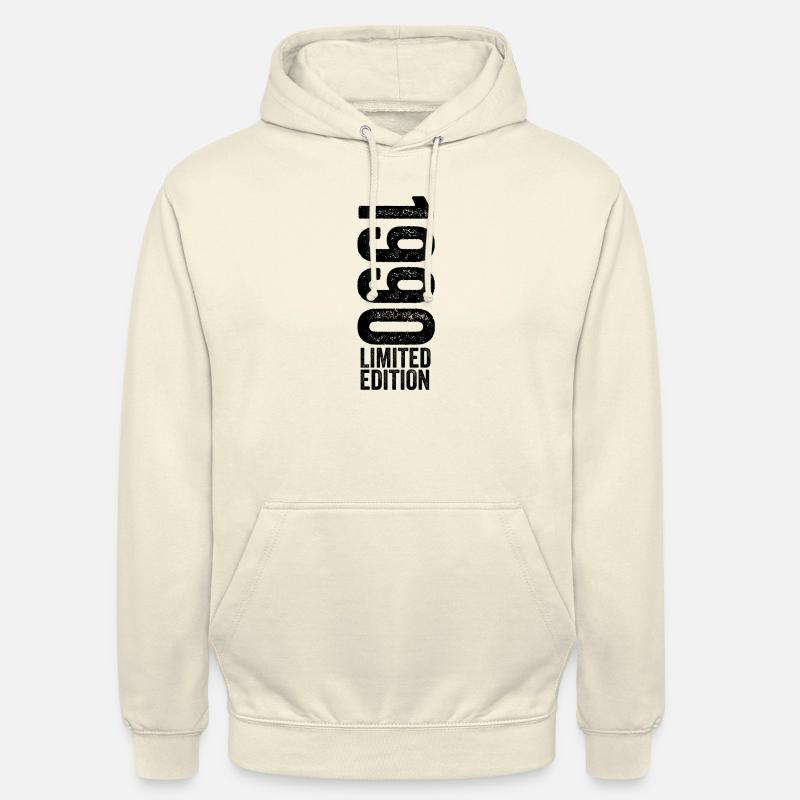 1990 - Edition Limitée 1990 Anniversaire - Sweat-shirt à capuche unisexe - vanille