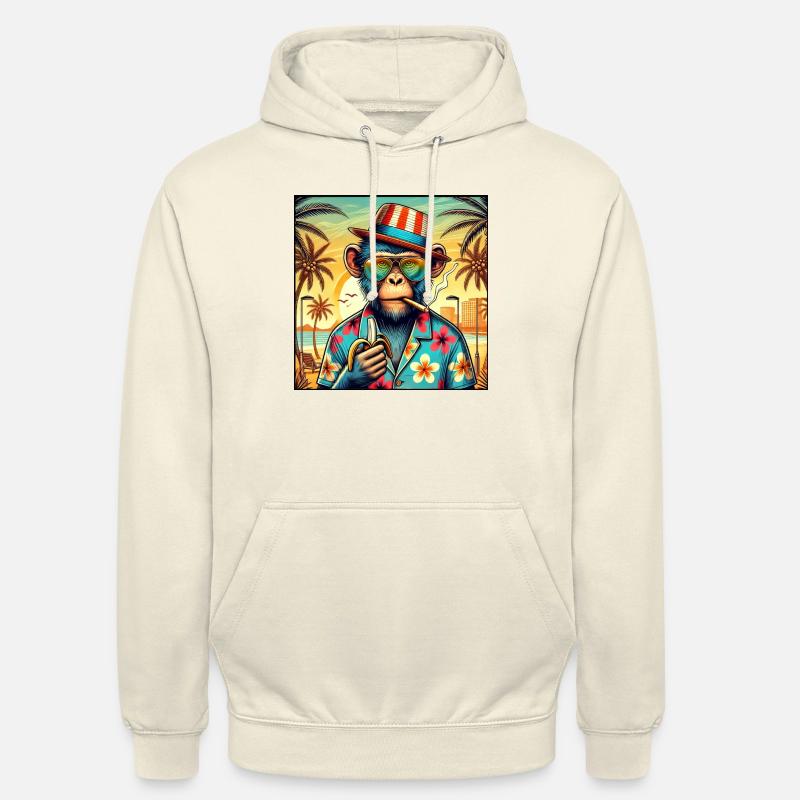 Beach Monkey - Unisex Hoodie - vanilla
