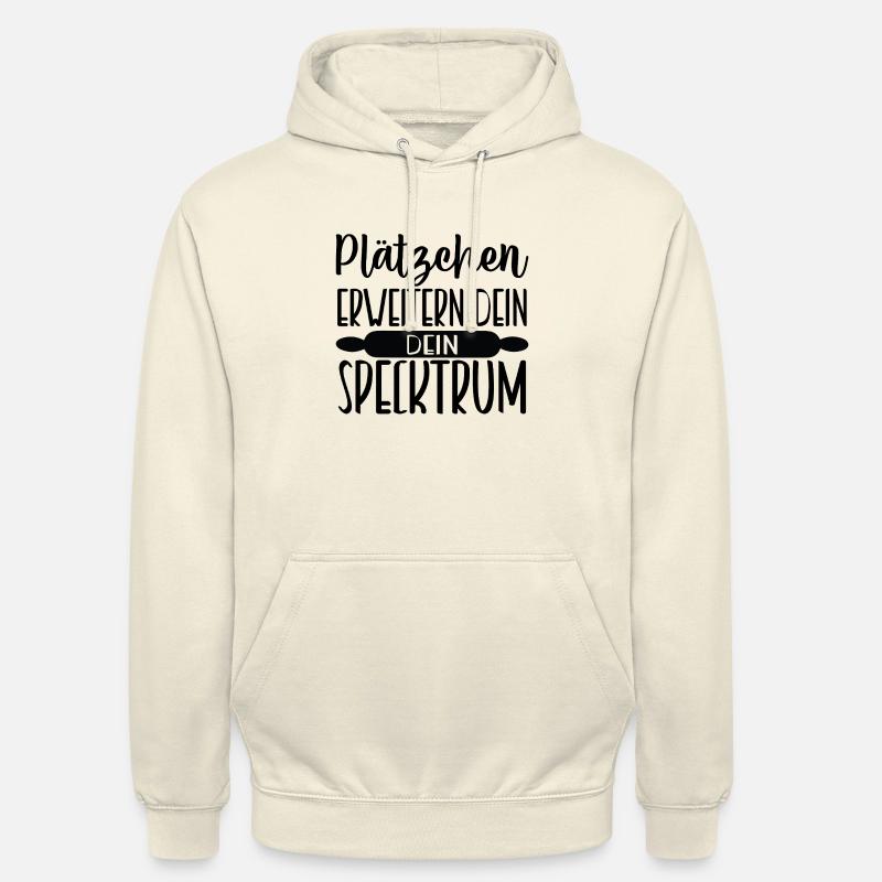 Plätzchen erweitern dein Spektrum 🍪🌈 - Unisex Hoodie - Vanille-Milchshake