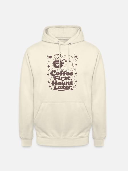 Kaffee Erst, Spuk Danach - Unisex Hoodie - Vanille-Milchshake