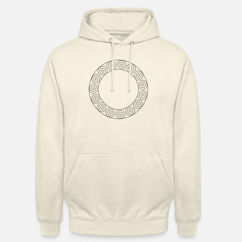 Rahmen Maya Keltisch eigenes Design - Unisex Hoodie - Vanille-Milchshake