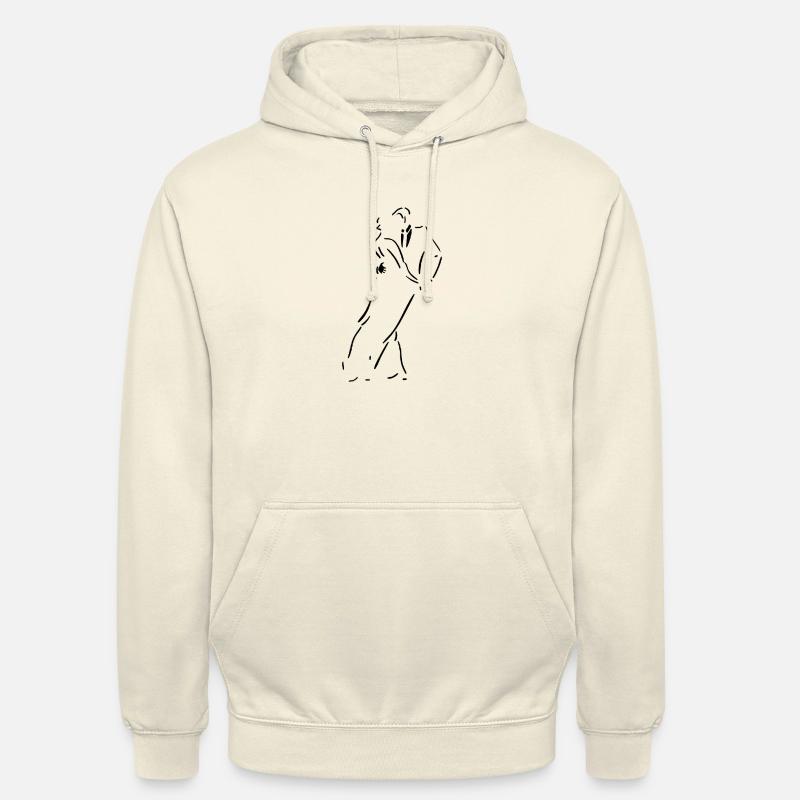 danse tango - Sweat-shirt à capuche unisexe - vanille