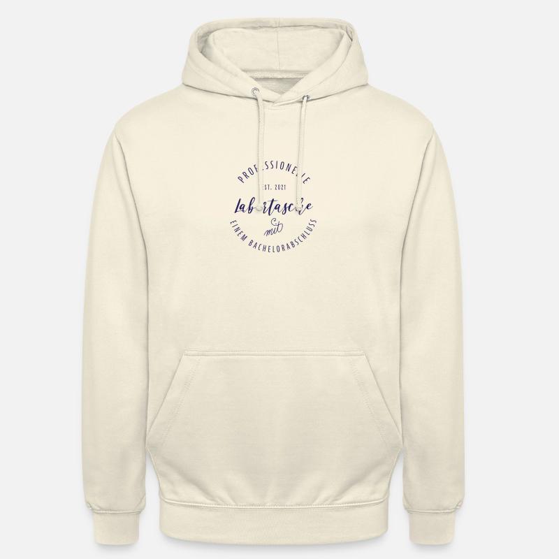 Professionelle Labertasche mit Bachelorabschluss - Unisex Hoodie - Vanille-Milchshake