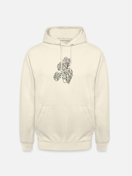 Monstera - Unisex Hoodie - vanilla