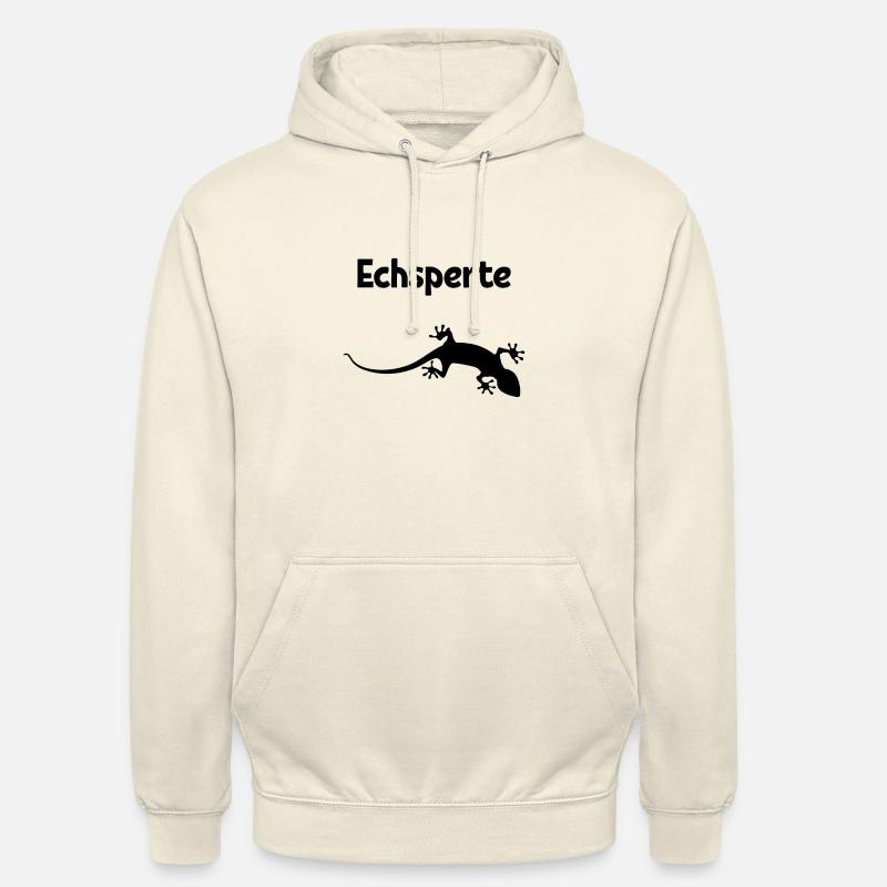 Echsperte Geschenk Spruch Reptilien Eidechse - Unisex Hoodie - Vanille-Milchshake