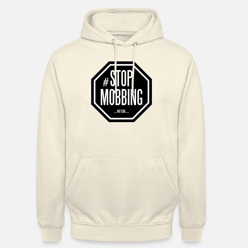 Stop Mobbing - Unisex Hoodie - Vanille-Milchshake