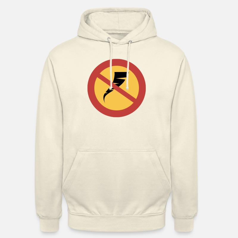 Tornade d’interdiction - Sweat-shirt à capuche unisexe - vanille