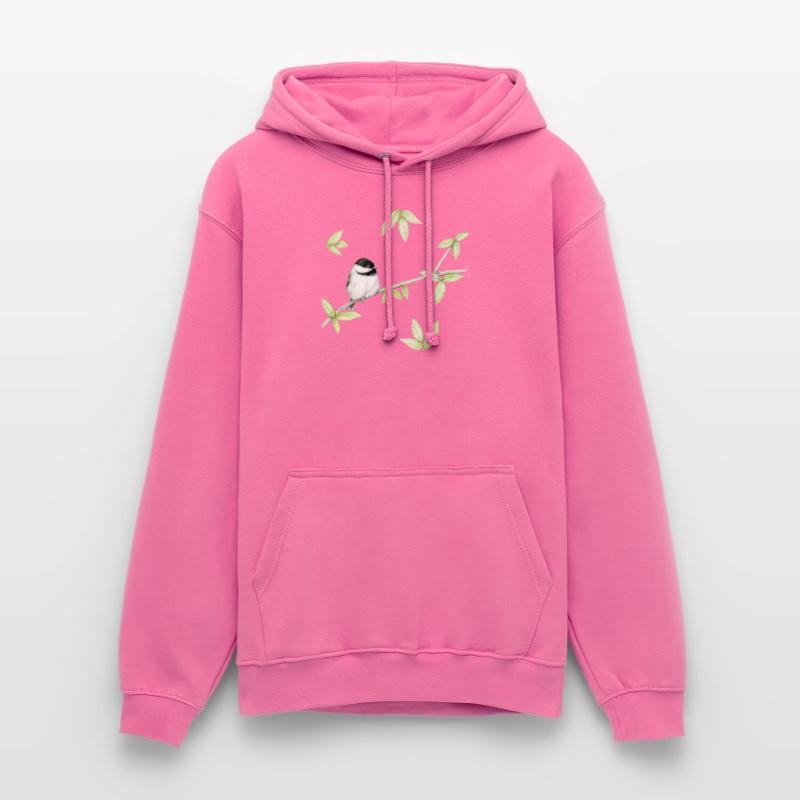 Eine Bleistiftzeichnung eines Mattenkopfes oder Glosskopfes Unisex Hoodie