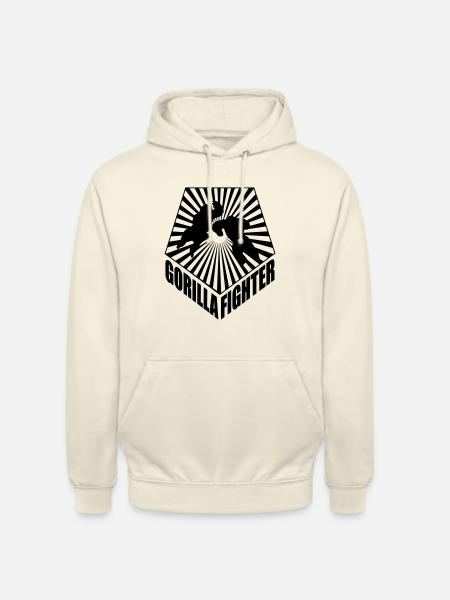Gorilla Fighter - Vektor - Unisex Hoodie - Vanille-Milchshake