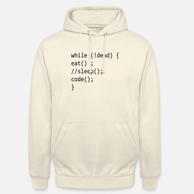 Code Admin Informatik Nerd Programming - Unisex Hoodie - Vanille-Milchshake