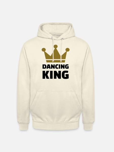 Dancing King - Sweat-shirt à capuche unisexe - vanille