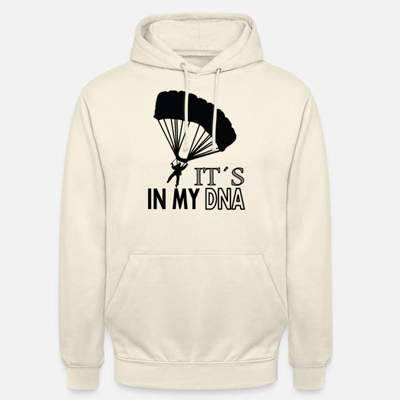 Parachutisme parachutisme - Sweat-shirt à capuche unisexe - vanille
