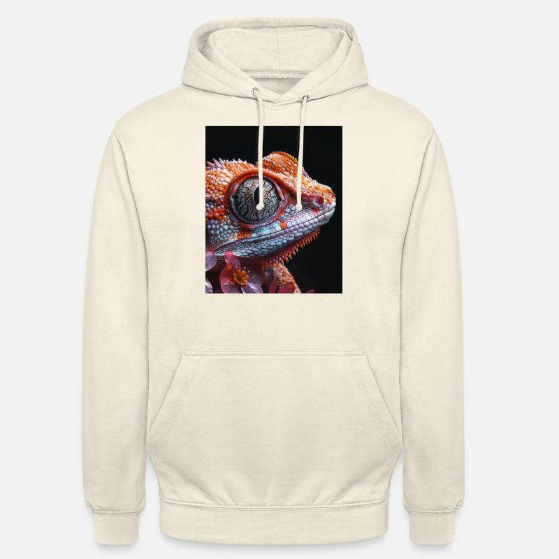 Affiche Animal et Fleur 13 - Sweat-shirt à capuche unisexe - vanille