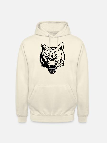 wolf - Unisex Hoodie - Vanille-Milchshake