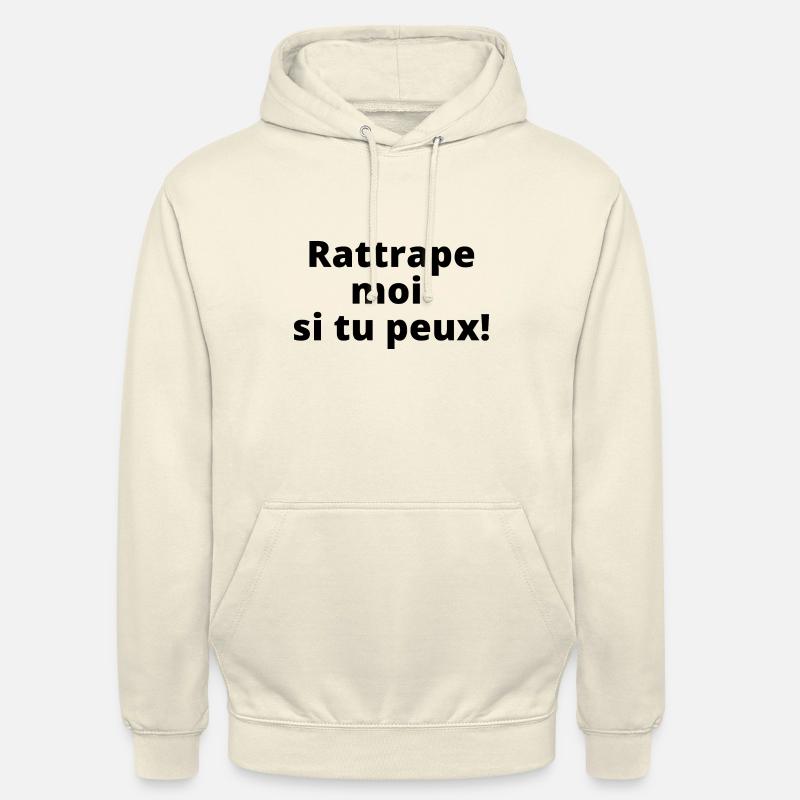 Course à pied. - Sweat-shirt à capuche unisexe - undefined