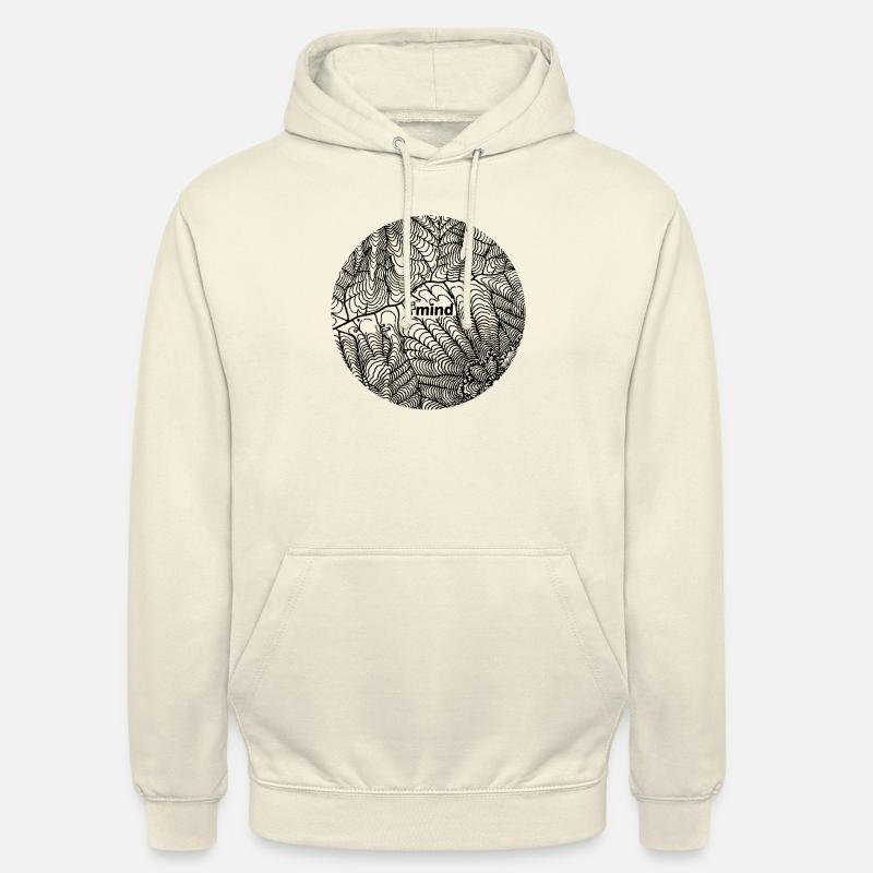 Tee Tree Mind Map - Unisex Hoodie - vanilla