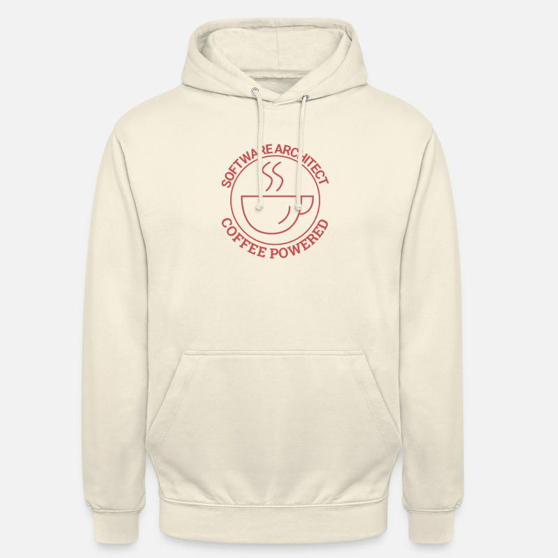 "Software Architect Coffee | Software Architektur" - Unisex Hoodie - Vanille-Milchshake