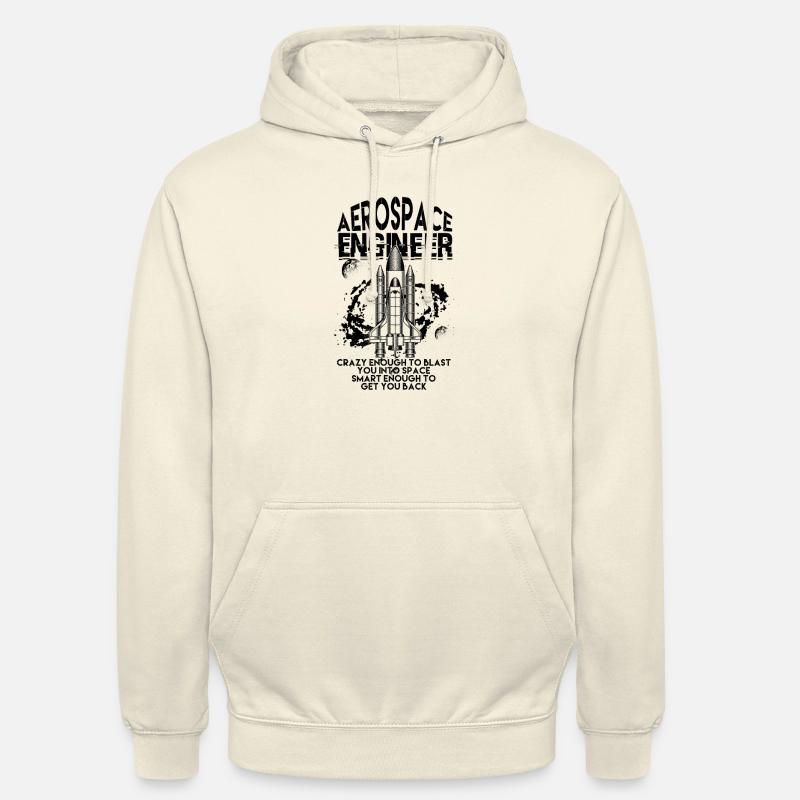 Funny Aerospace Engineer Raumfahrt - Flugzeug - Unisex Hoodie - Vanille-Milchshake