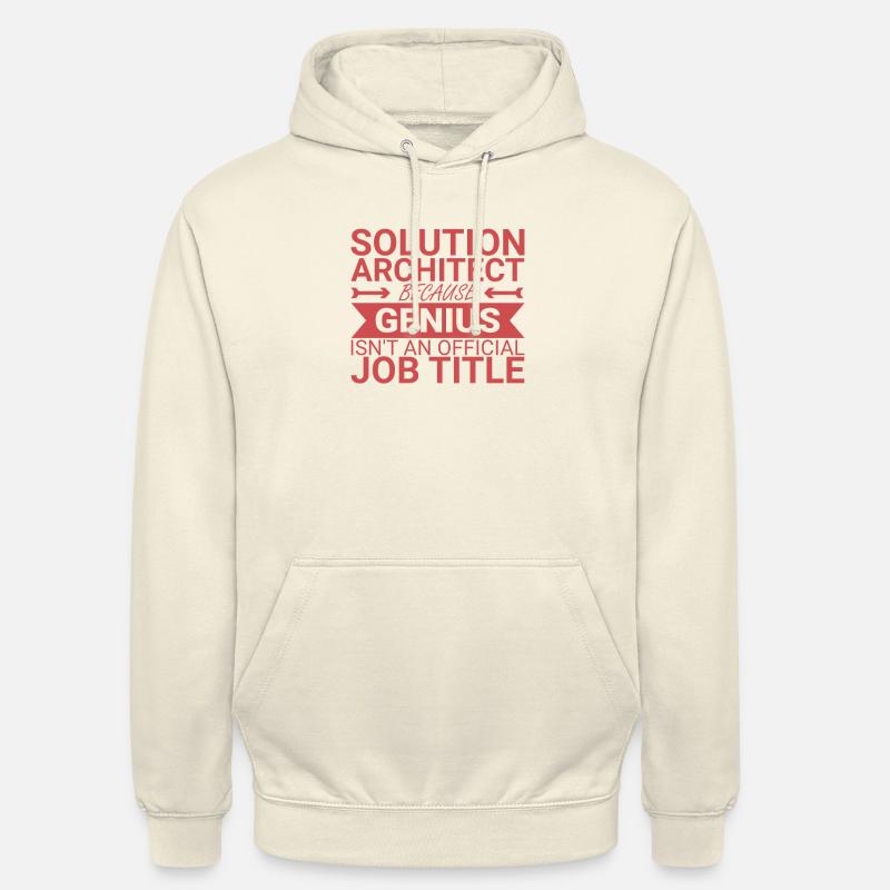Solution Architect Genius | Solution Architecture - Unisex Hoodie - Vanille-Milchshake