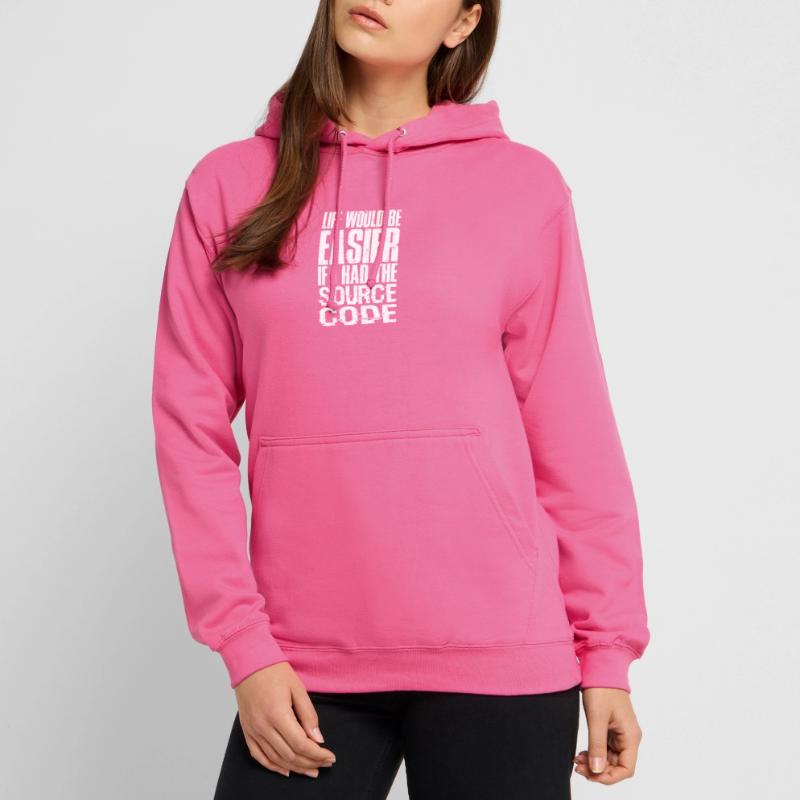 La vie serait plus facile si j’avais le code source - Sweat-shirt à capuche unisexe
