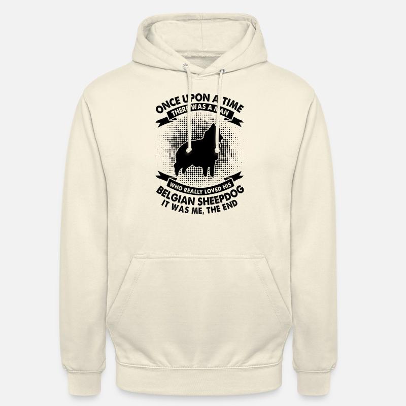 Es War Einmal - Belgischer Schäferhund - Unisex Hoodie - Vanille-Milchshake
